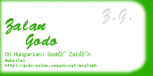 zalan godo business card